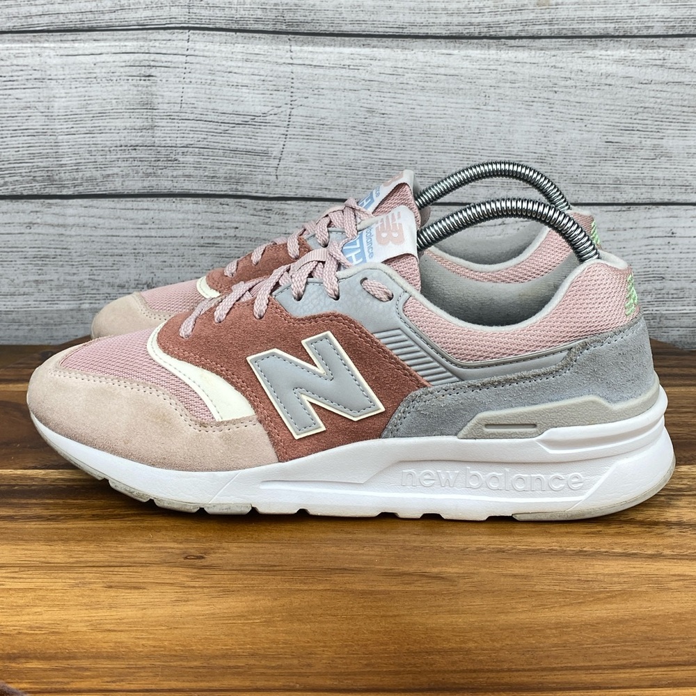 New Balance Pink, Gray & Cream Women's Athletic Sneakers
